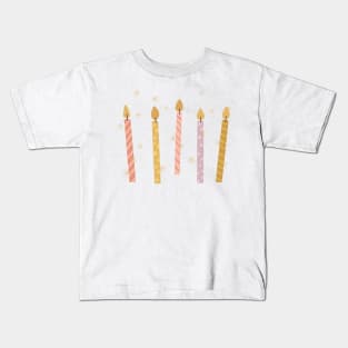 Birthday Candles Kids T-Shirt